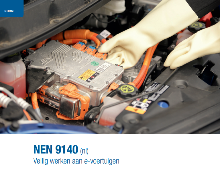NEN9140:2019; Veilig werken aan e-voertuigen